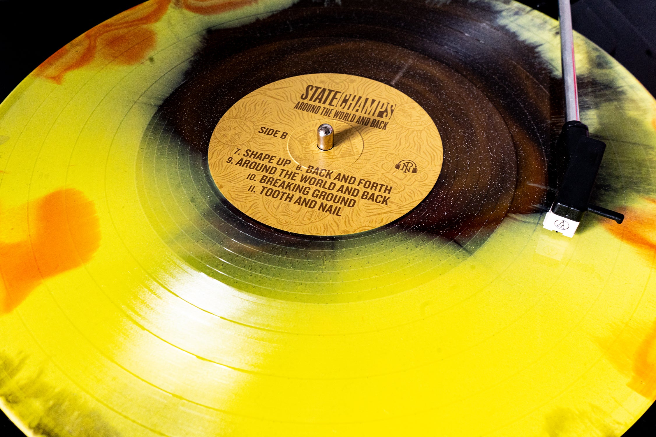 State Champs - Around The World And Back (10 Year Deluxe Edition) 2LP (Orange, Yellow and Black Ice with Glitter Vinyl)