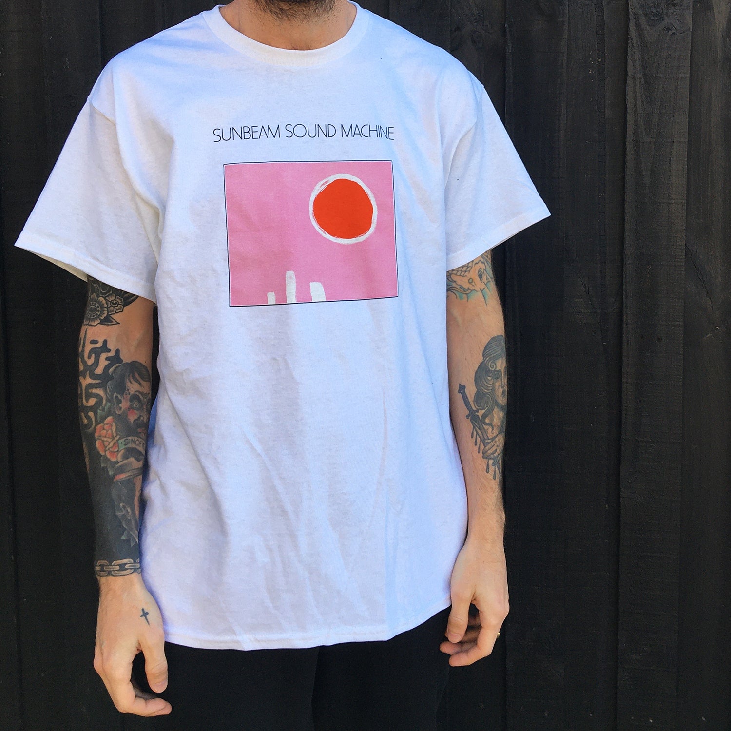 Sunbeam Sound Machine - Possum T-Shirt (White)