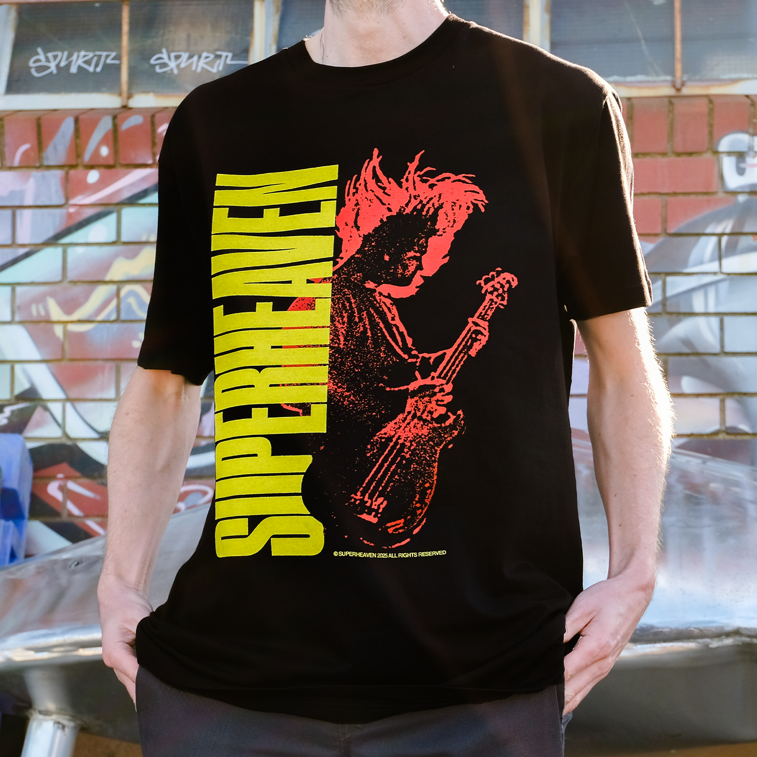 Superheaven - Vertical Joe T-Shirt (Black)