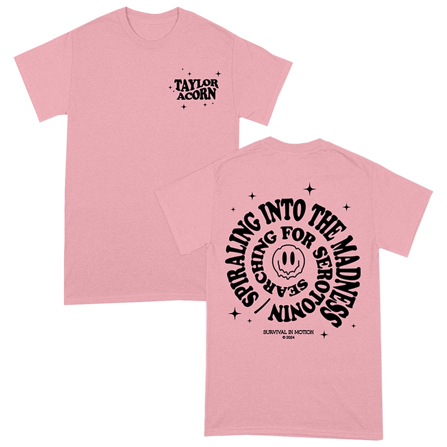 Taylor Acorn - Spiral T-Shirt (Pink Blossom)