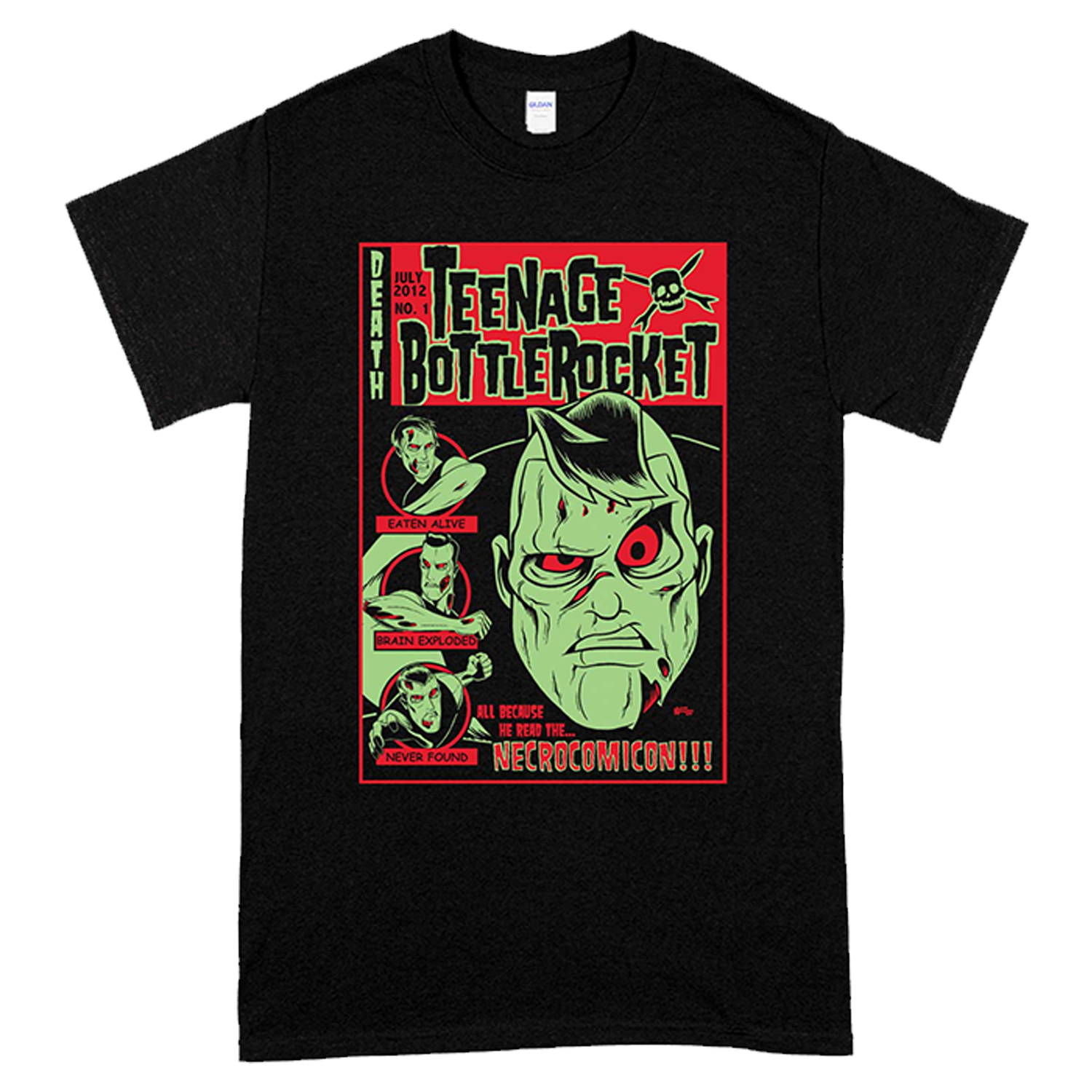 Teenage Bottlerocket - Necrocomicon T-Shirt (Black)