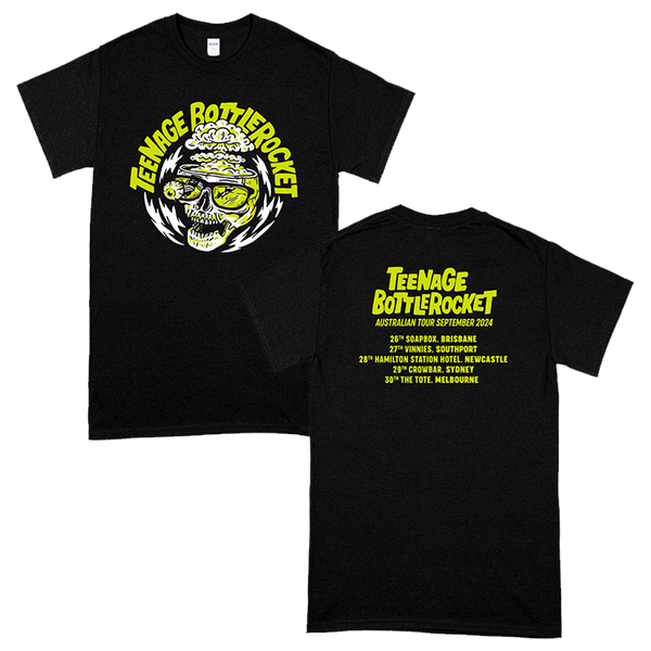 Teenage Bottlerocket - AUS Tour T-Shirt (Black)