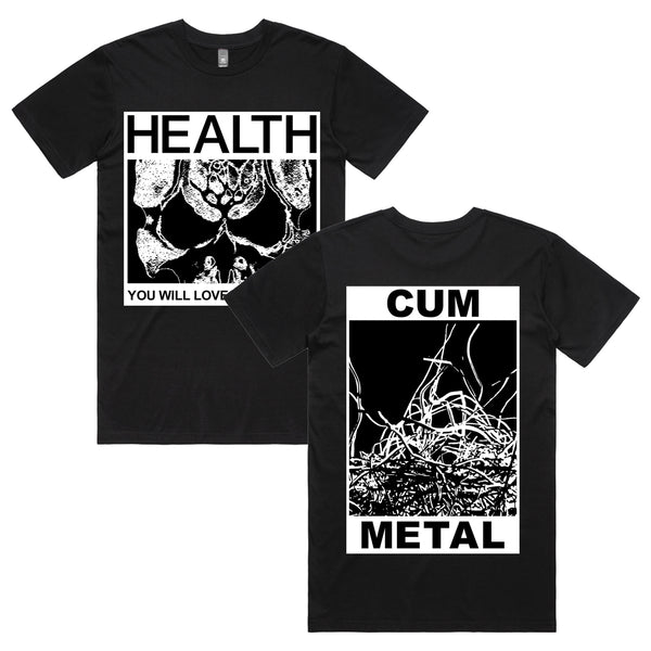 HEALTH - Cum Metal T-Shirt (Black)