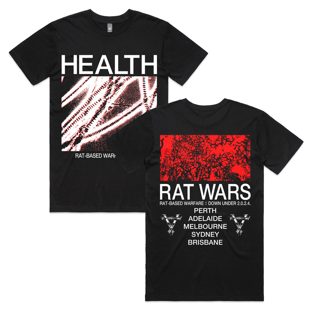 HEALTH - Rat Wars Tour T-Shirt (Black)