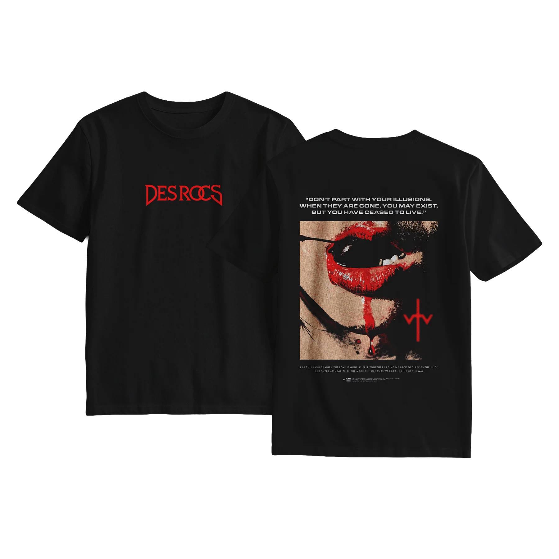 Des Rocs - Illusions T-Shirt (Black)
