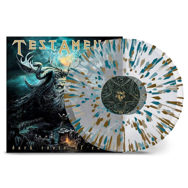 Testament - Dark Roots of Earth 2LP (Limited Edition Clear/Gold/Green Splatter Vinyl)