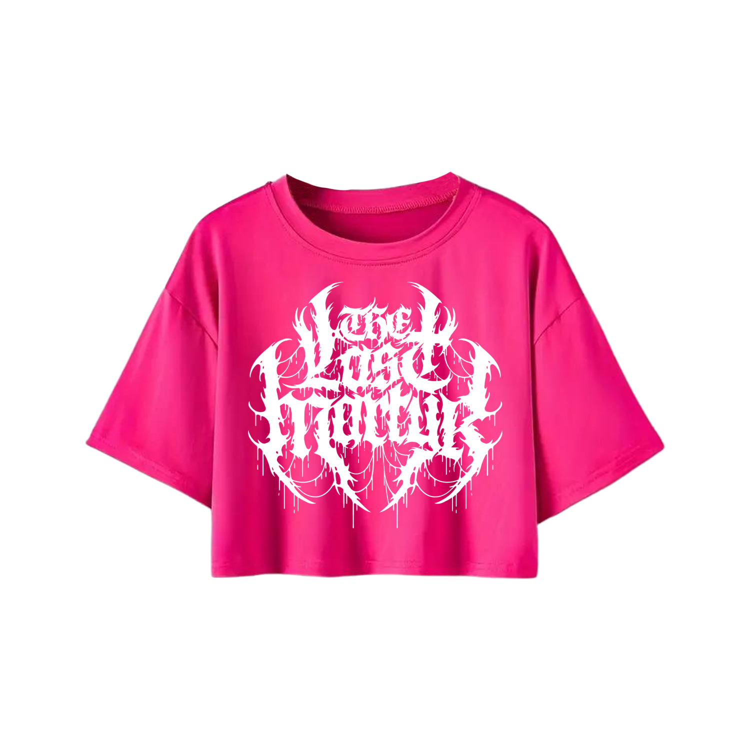 The Last Martyr - Death Pink Crop T-Shirt (Pink)