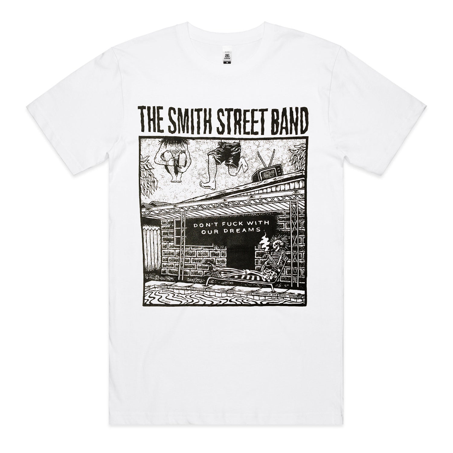 The Smith Street Band - Don't Fuck With Our Dreams T-Shirt (White)