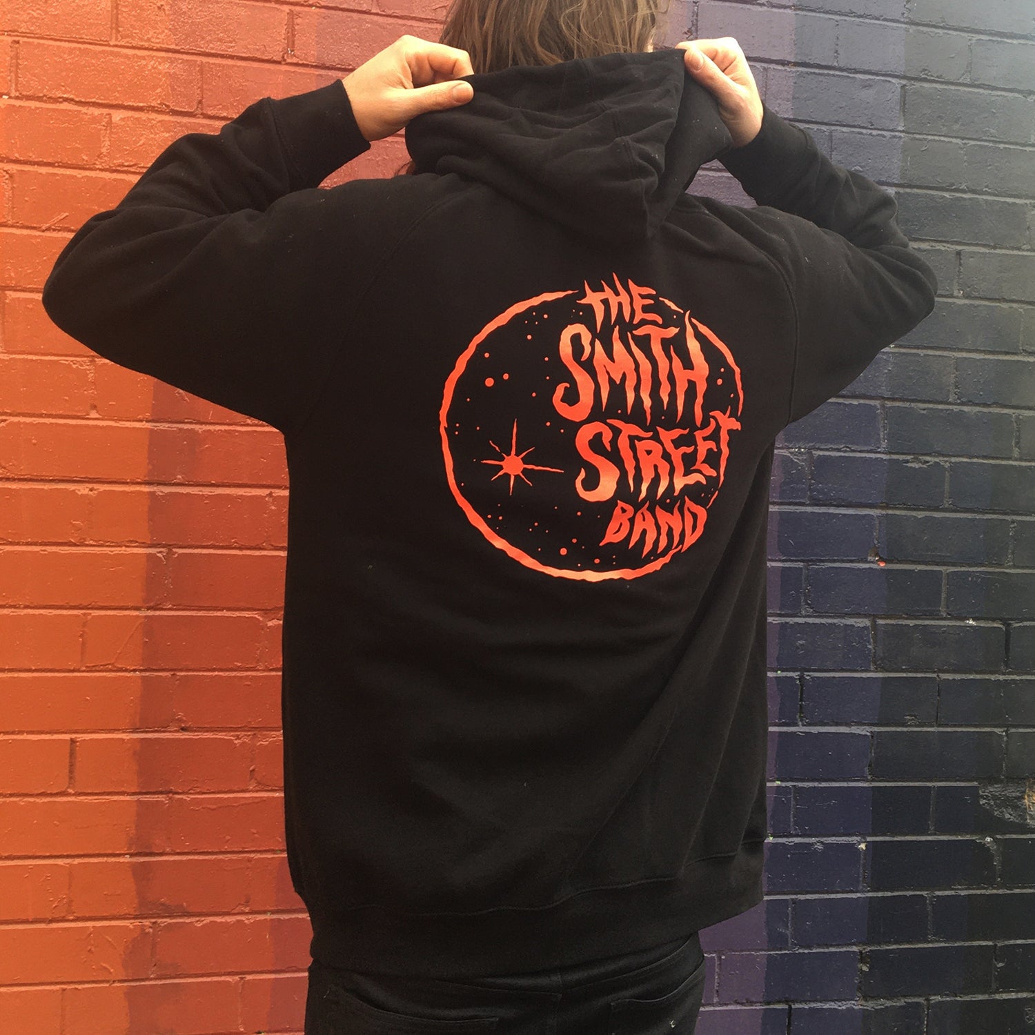 The Smith Street Band - Moon Zip Up Hoodie (Black)
