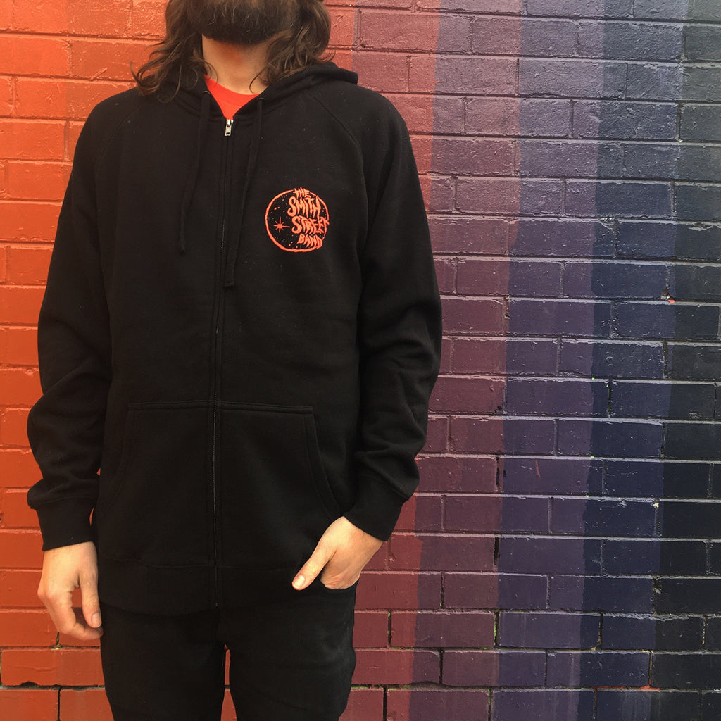 The Smith Street Band - Moon Zip Up Hoodie (Black)