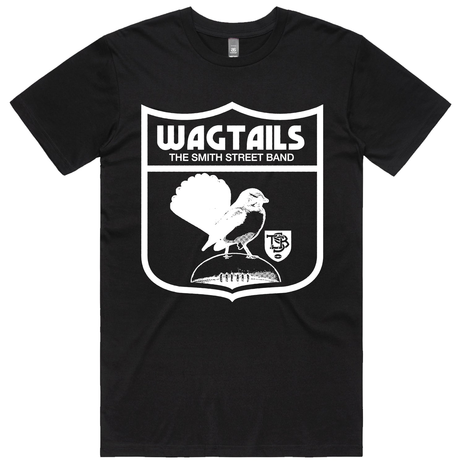 The Smith Street Band - Wagtails Tee (Black w/ White Print)