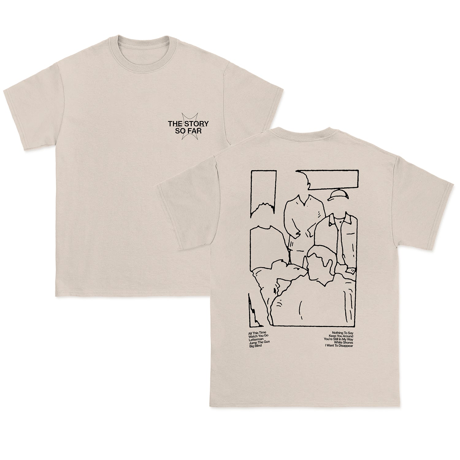 The Story So Far - Tracklist T-Shirt (Natural)