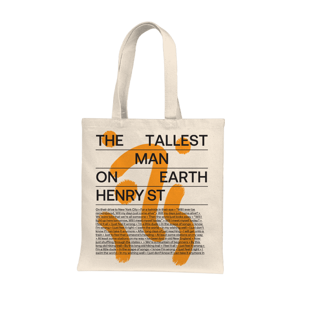 The Tallest Man on Earth - Henry St. Tote Bag (Natural)
