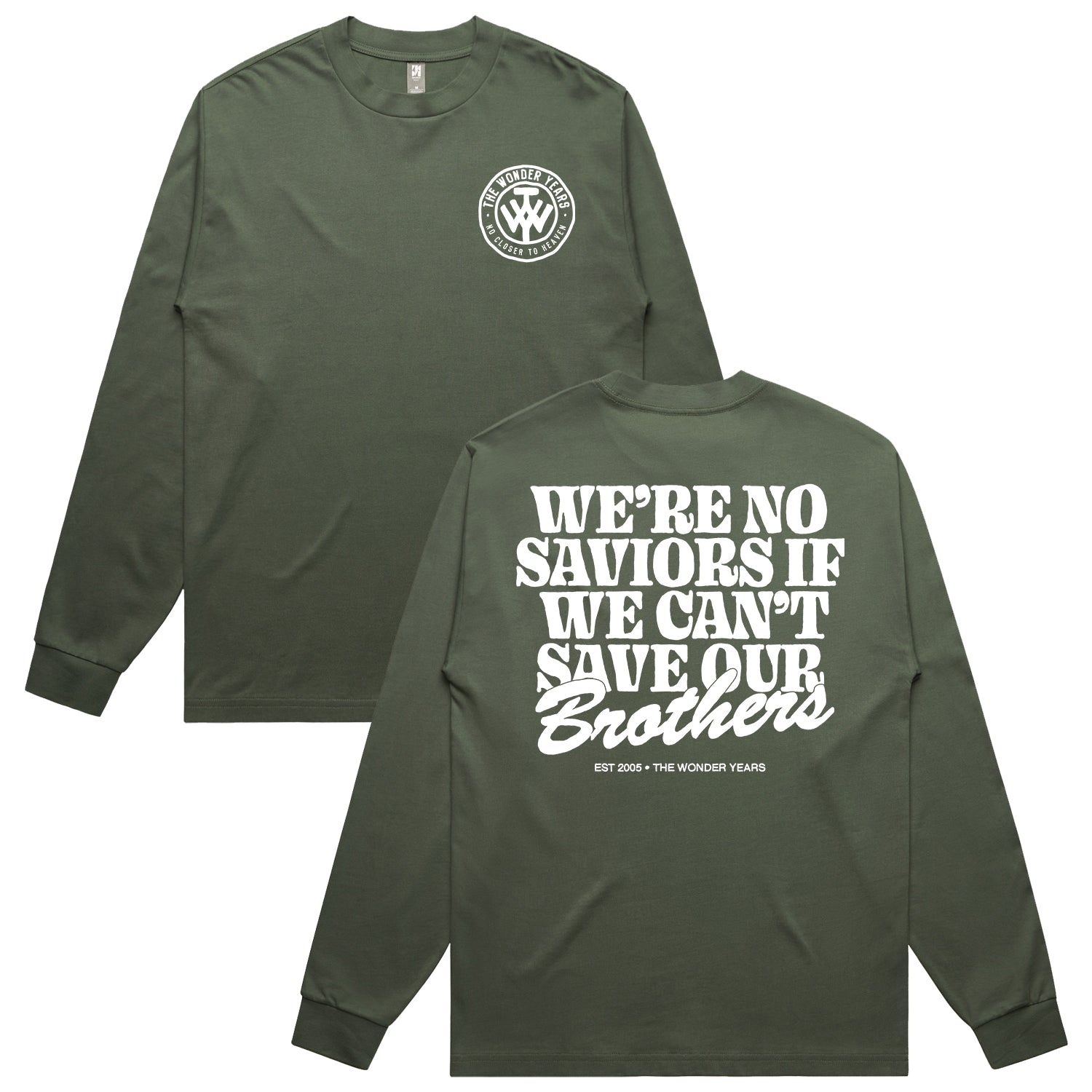 The Wonder Years - Cardinals Heavy Longsleeve (Cypress Green)