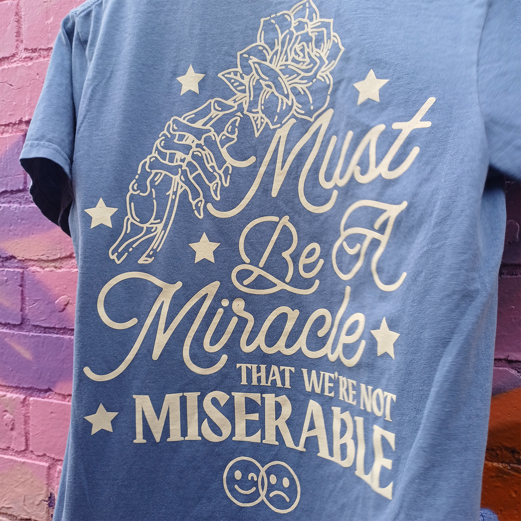Taylor Acorn - Miracle T-Shirt (Blue Jean)