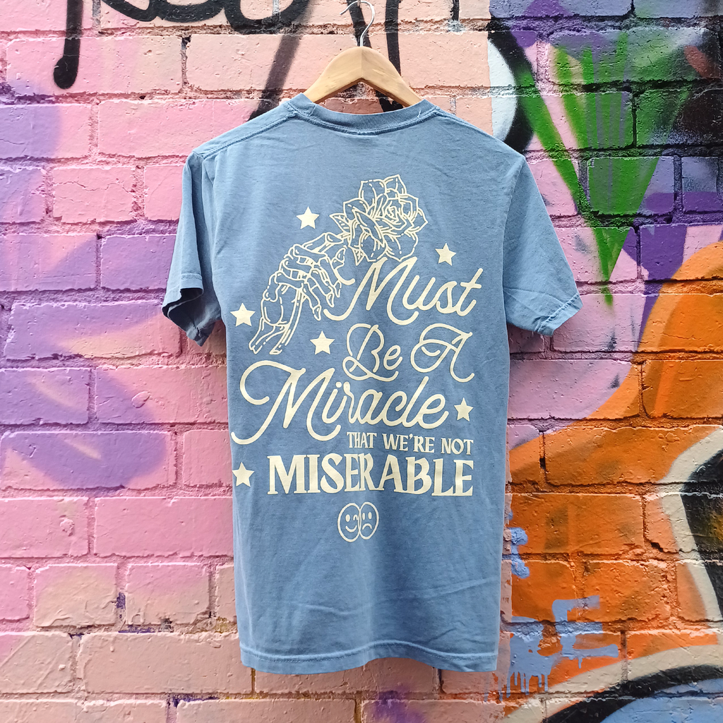 Taylor Acorn - Miracle T-Shirt (Blue Jean)