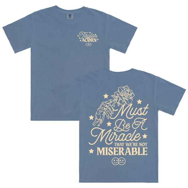Taylor Acorn - Miracle T-Shirt (Blue Jean)