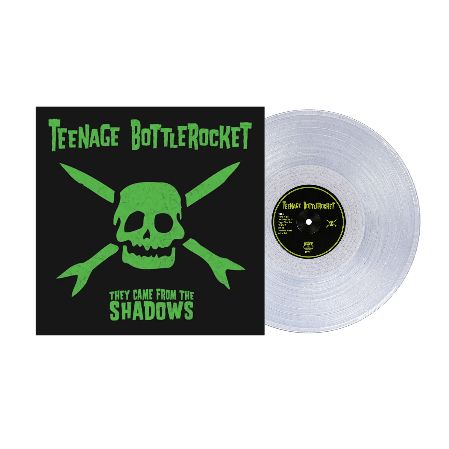 Teenage Bottlerocket - They Came From the Shadows LP (Clear w/ Glitter Vinyl)
