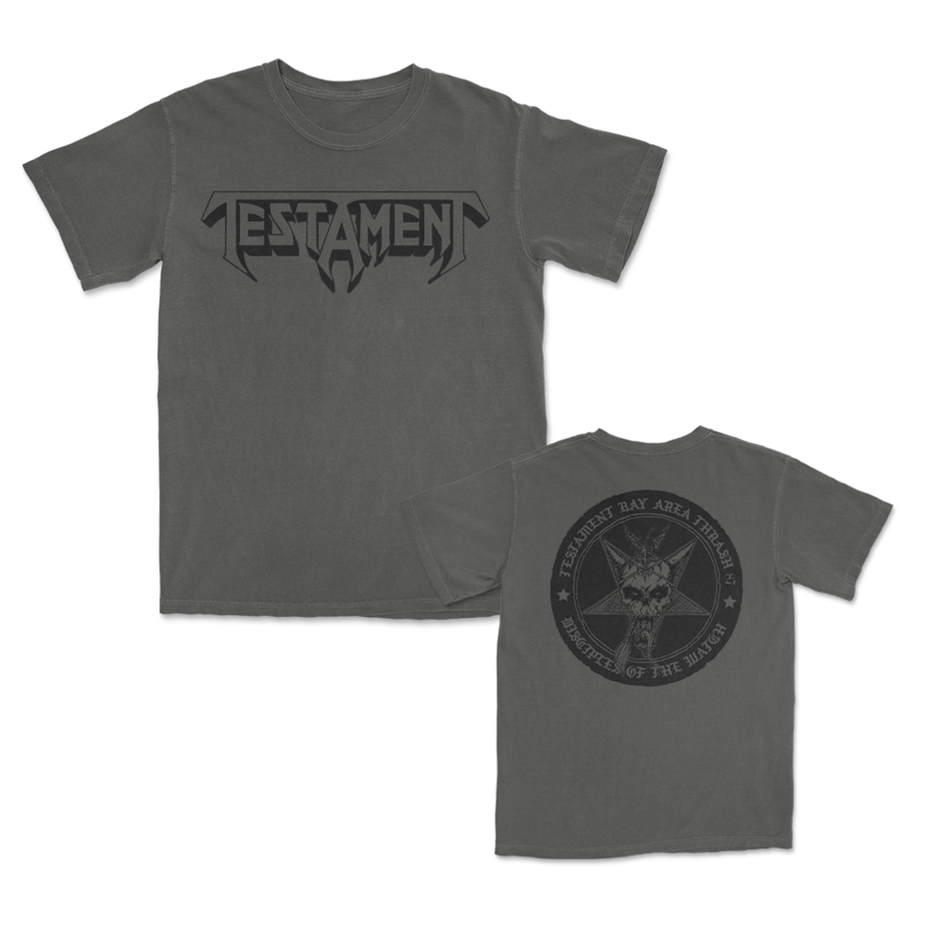 Testament - Bay Area Thrash Blackout T-Shirt (Pepper)
