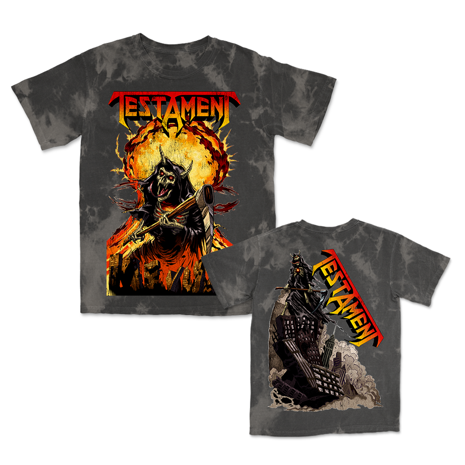 Testament - Reaper T-Shirt (Dark Rubble Dye)