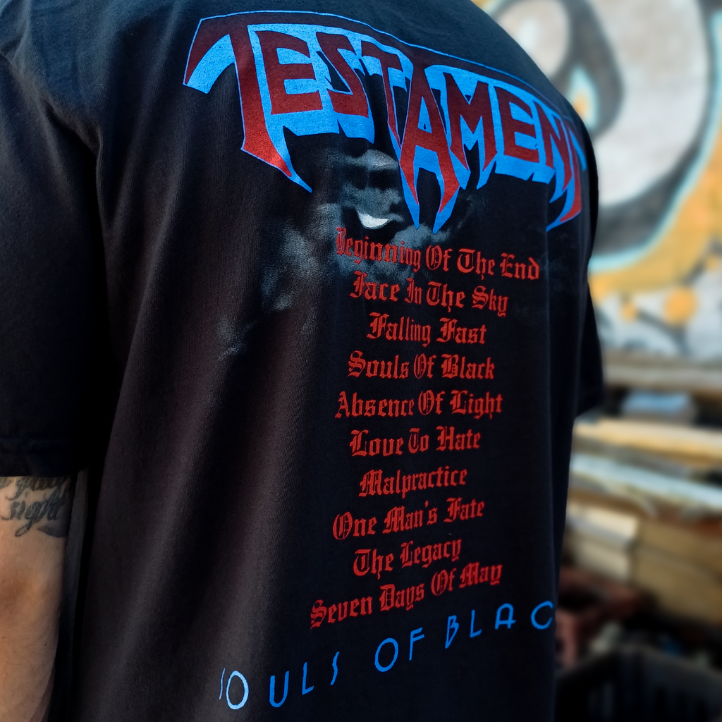Testament - Souls Of Black Cover T-Shirt (Black)
