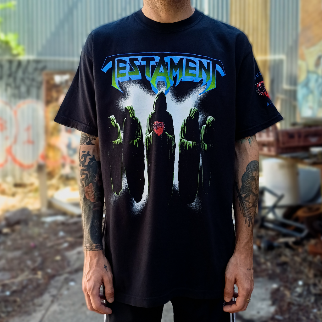 Testament - Souls Of Black Cover T-Shirt (Black)