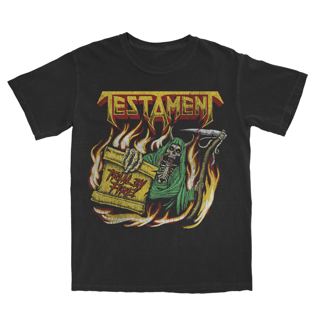 Trial By Fire T Shirt Black