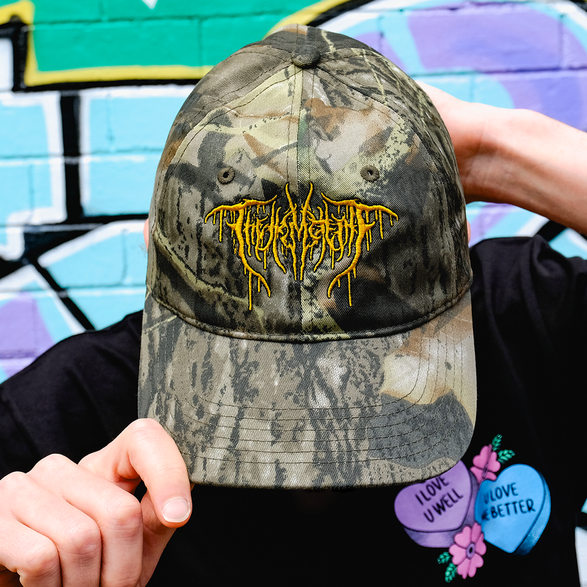 The Home Team - Orange Logo Hat (Camo)