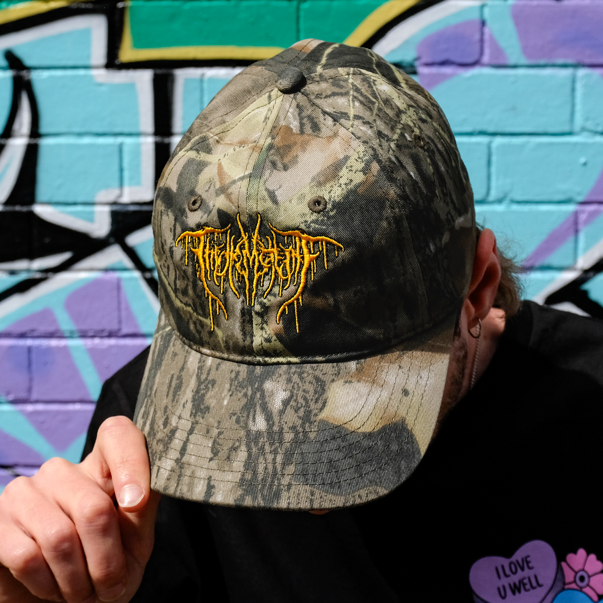 The Home Team - Orange Logo Hat (Camo)