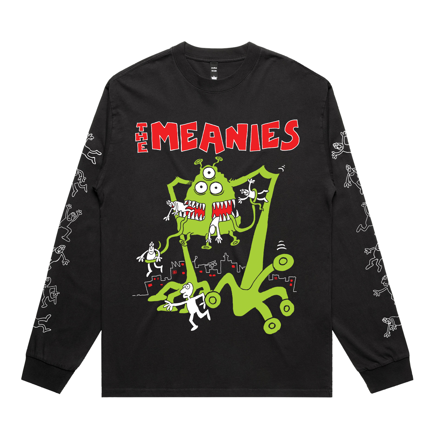 The Meanies - Alien Longsleeve (Black)