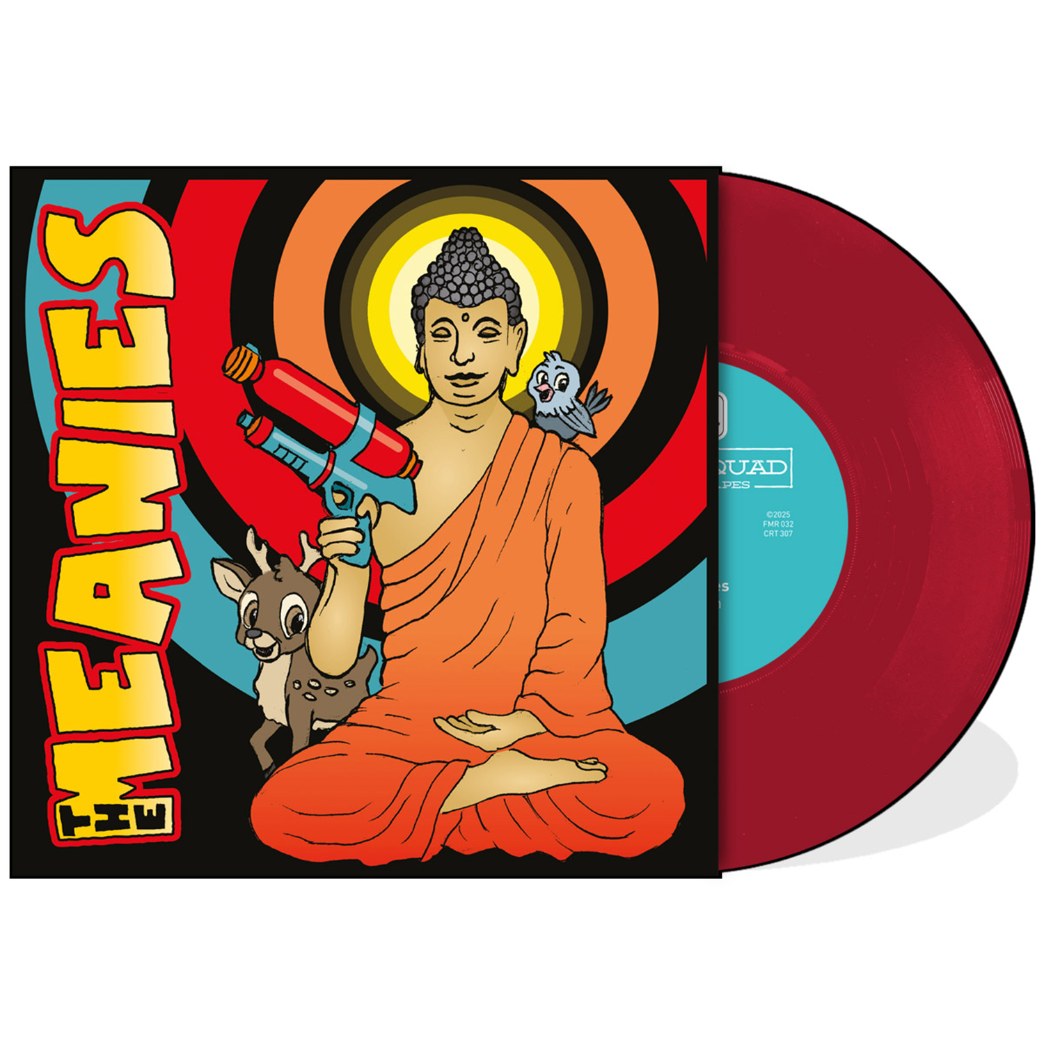 The Meanies - Shutdown 7" Vinyl (Red)