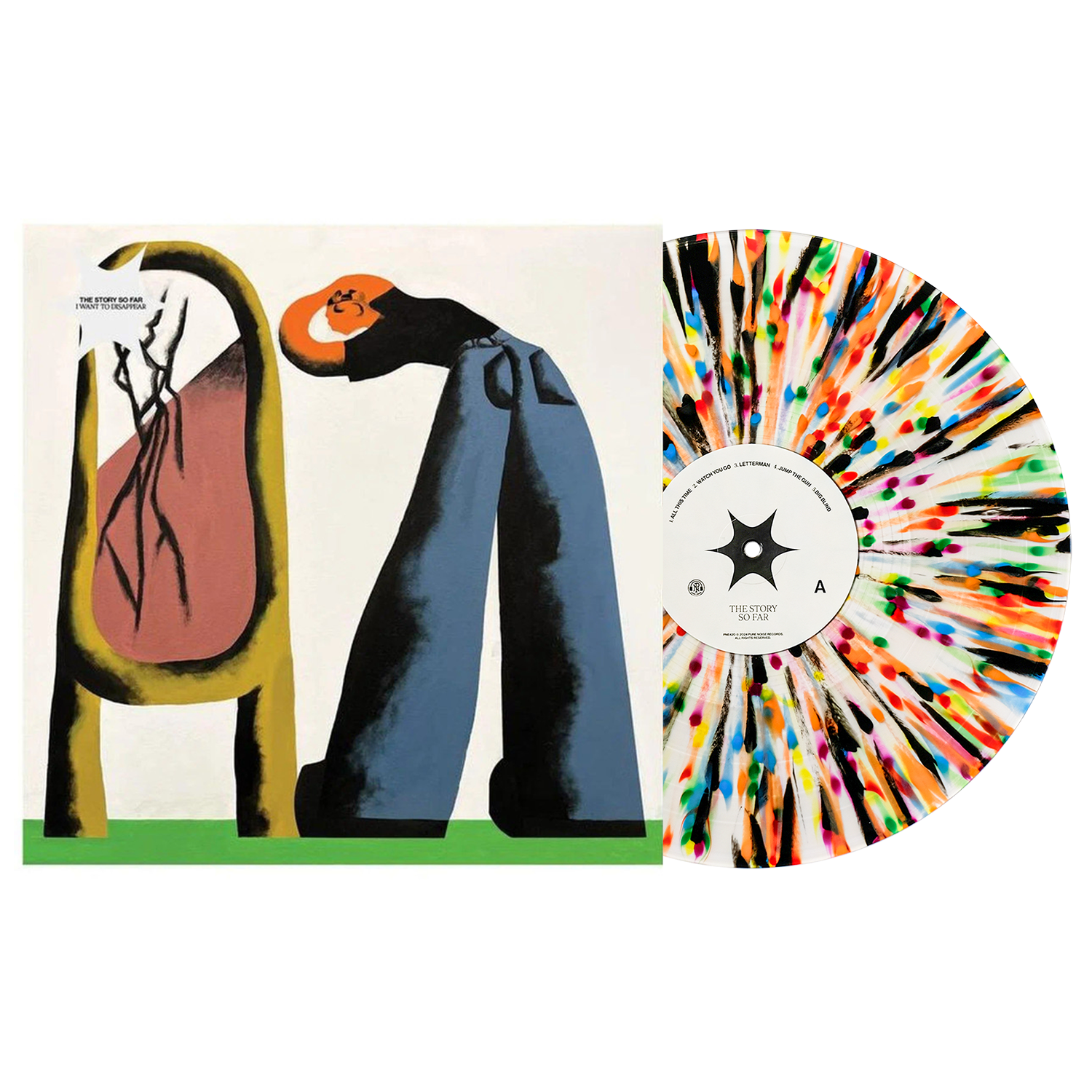 The Story So Far - I Want To Disappear 12" Vinyl (Milky Clear w/ Rainbow Splatter LP)