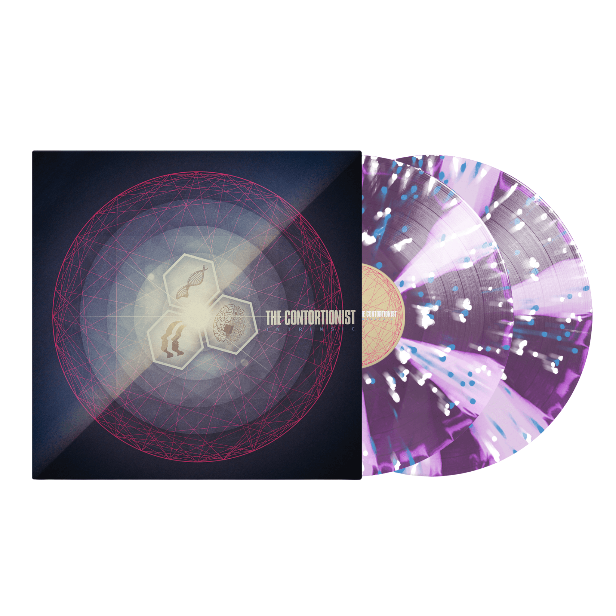 The Contortionist Intrinsic Pinwheel Splatter Vinyl LP The Contortionist Merch Vinyl
