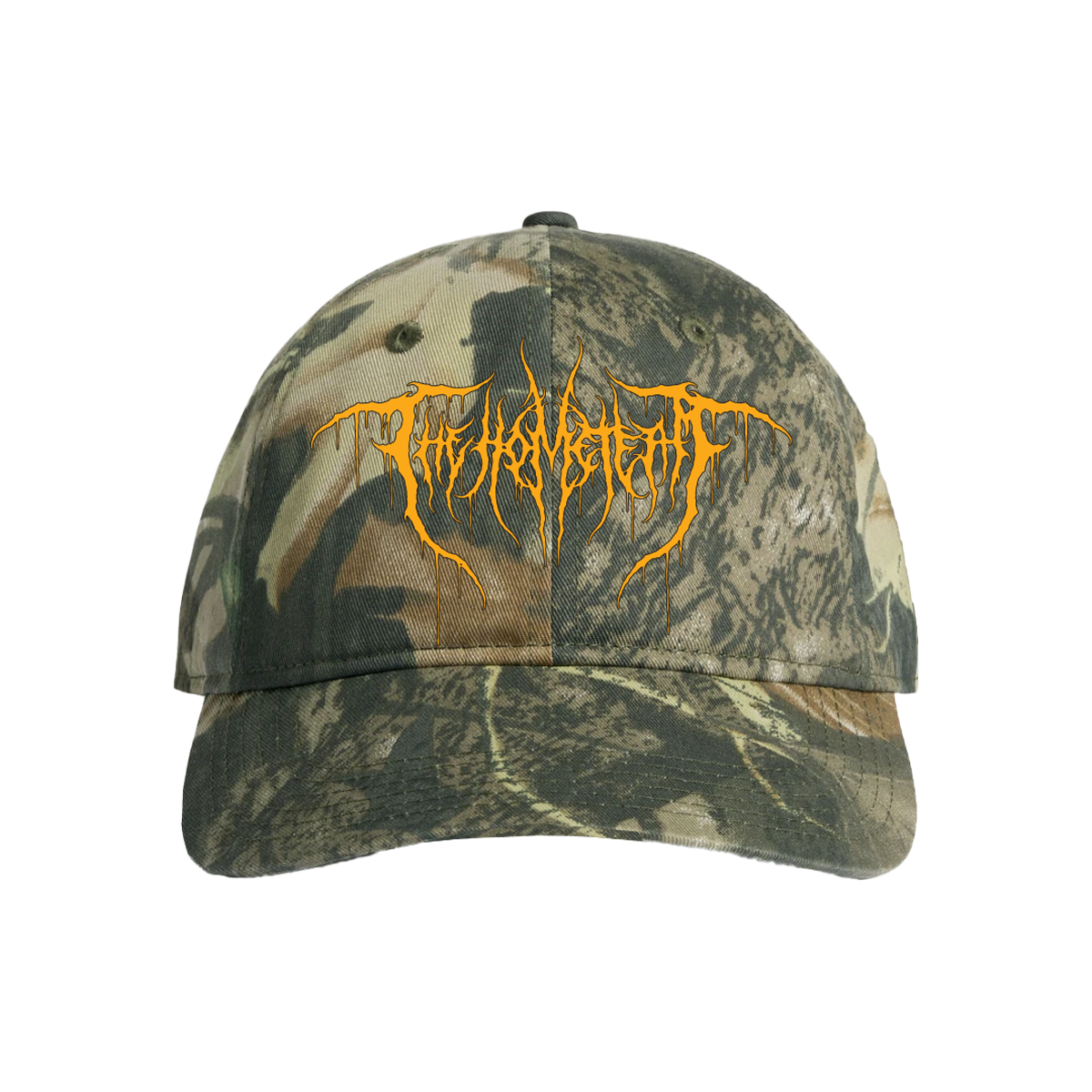 The Home Team - Orange Logo Hat (Camo)