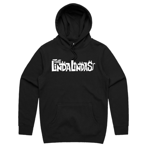 The Linda Lindas - Cat Logo Hoodie (Black)