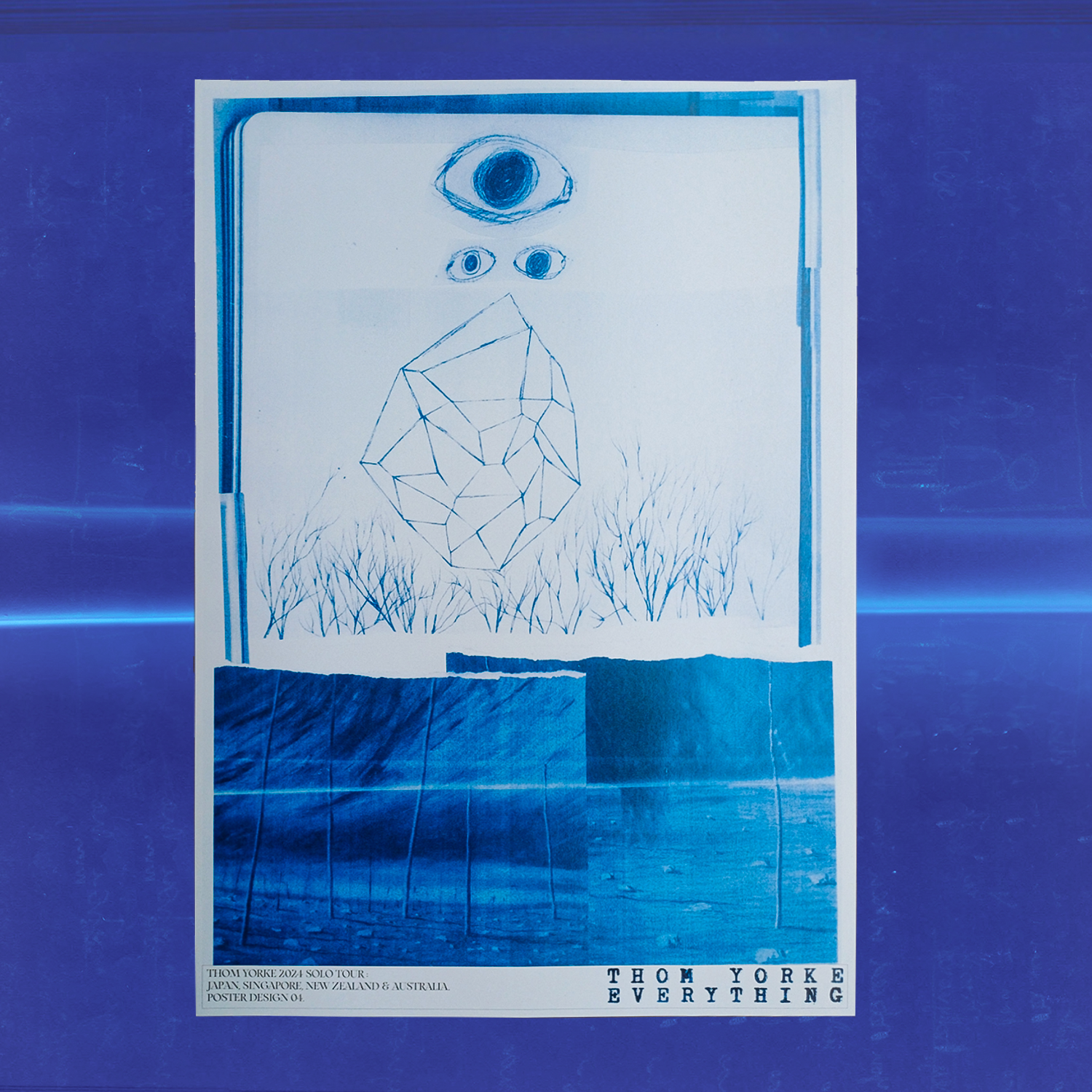 Thom Yorke - Everything Tour Eyes Poster