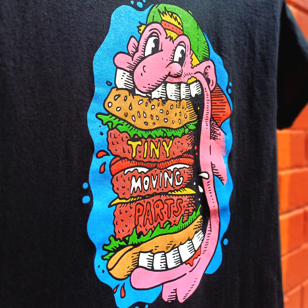 Tiny Moving Parts - Burger Bites Tee (Black)