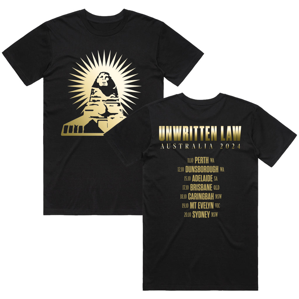 Unwritten Law - 2024 Tour T-Shirt (Black)