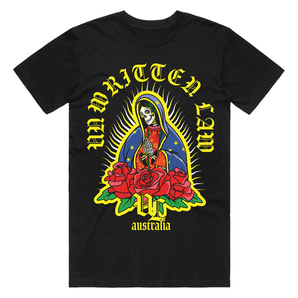 Unwritten Law - Skeleton Virgin Mary T-Shirt (Black)