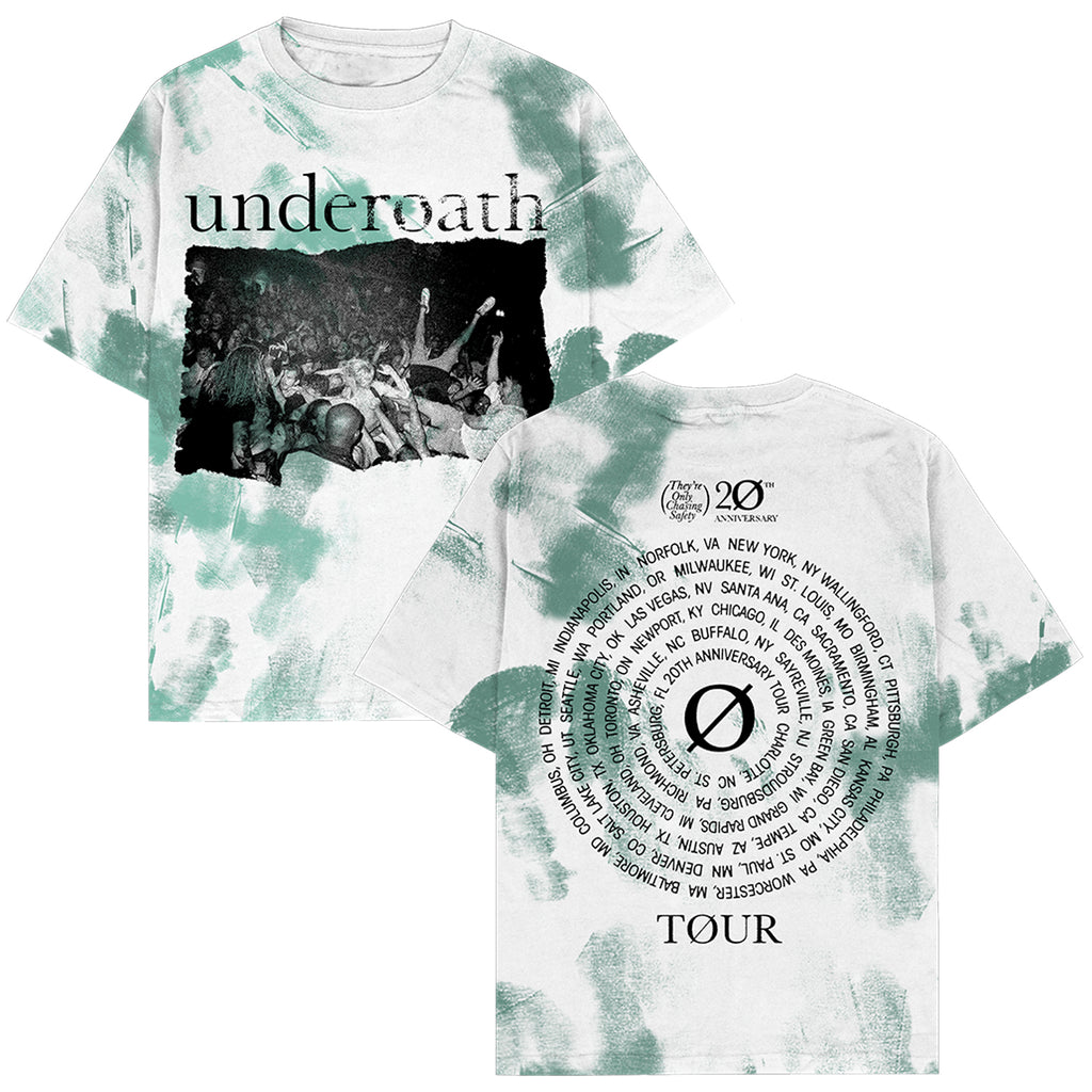 Underoath - TOCS 20th Anniv. Tour T-Shirt (Tie Dye)