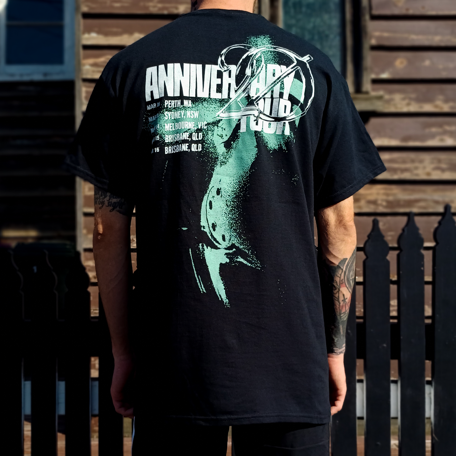 Underoath - They're Only Chasing Safety 20th Anniv. Tour T-Shirt (Black)