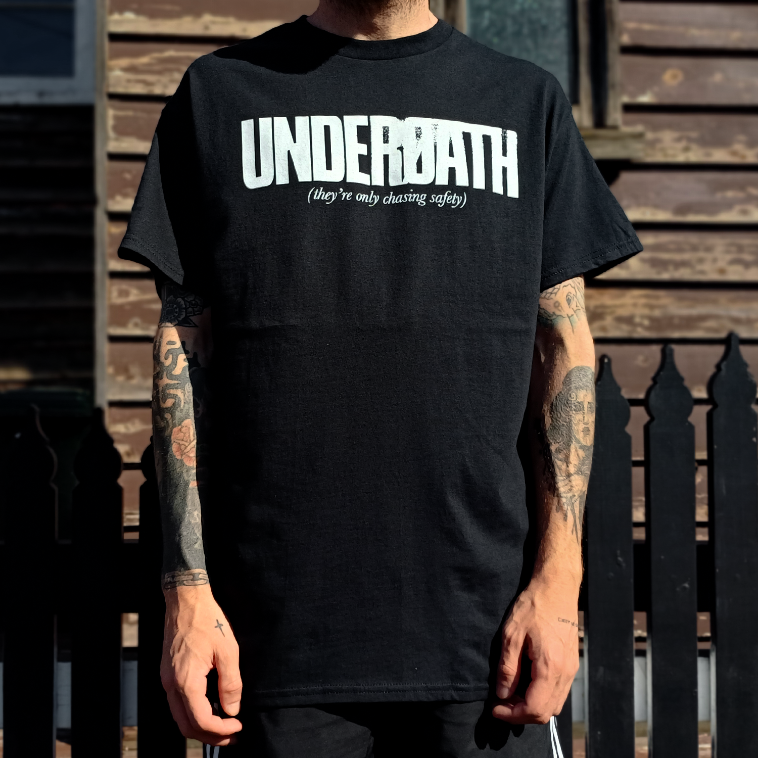 Underoath - They're Only Chasing Safety 20th Anniv. Tour T-Shirt (Black)