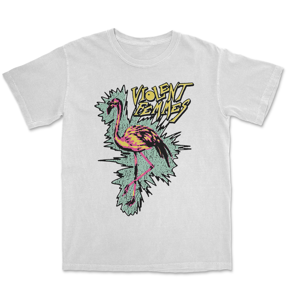 Violent Femmes - Flamingo T-Shirt (White)