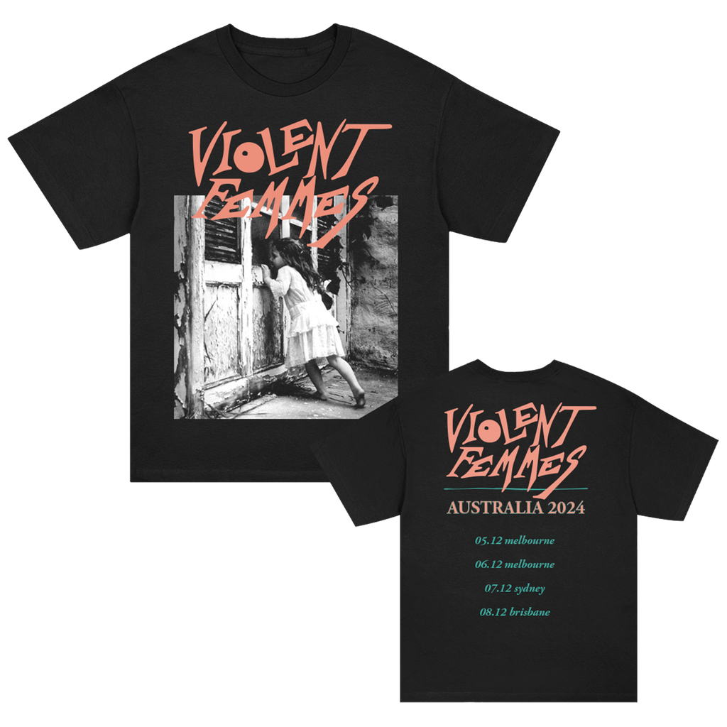 Violent Femmes - AUS Tour T-Shirt (Black)