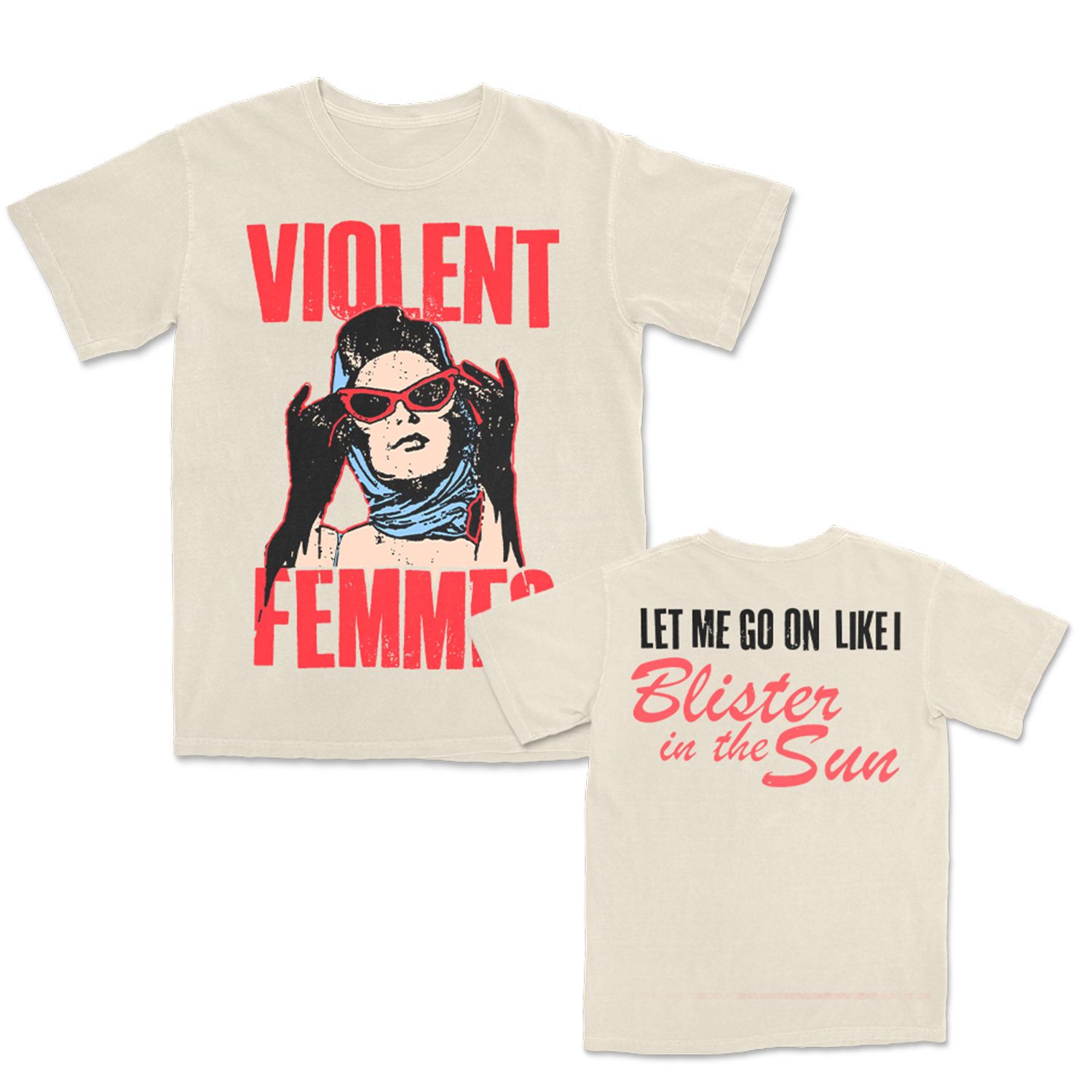 Violent Femmes - Blister In The Sun T-Shirt (Ivory)