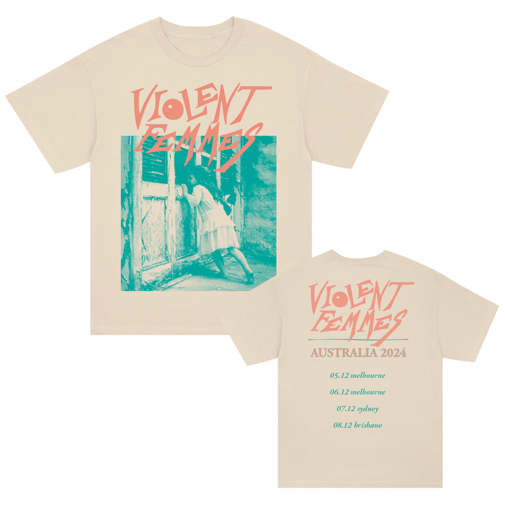 Violent Femmes - AUS Tour T-Shirt (Ivory)