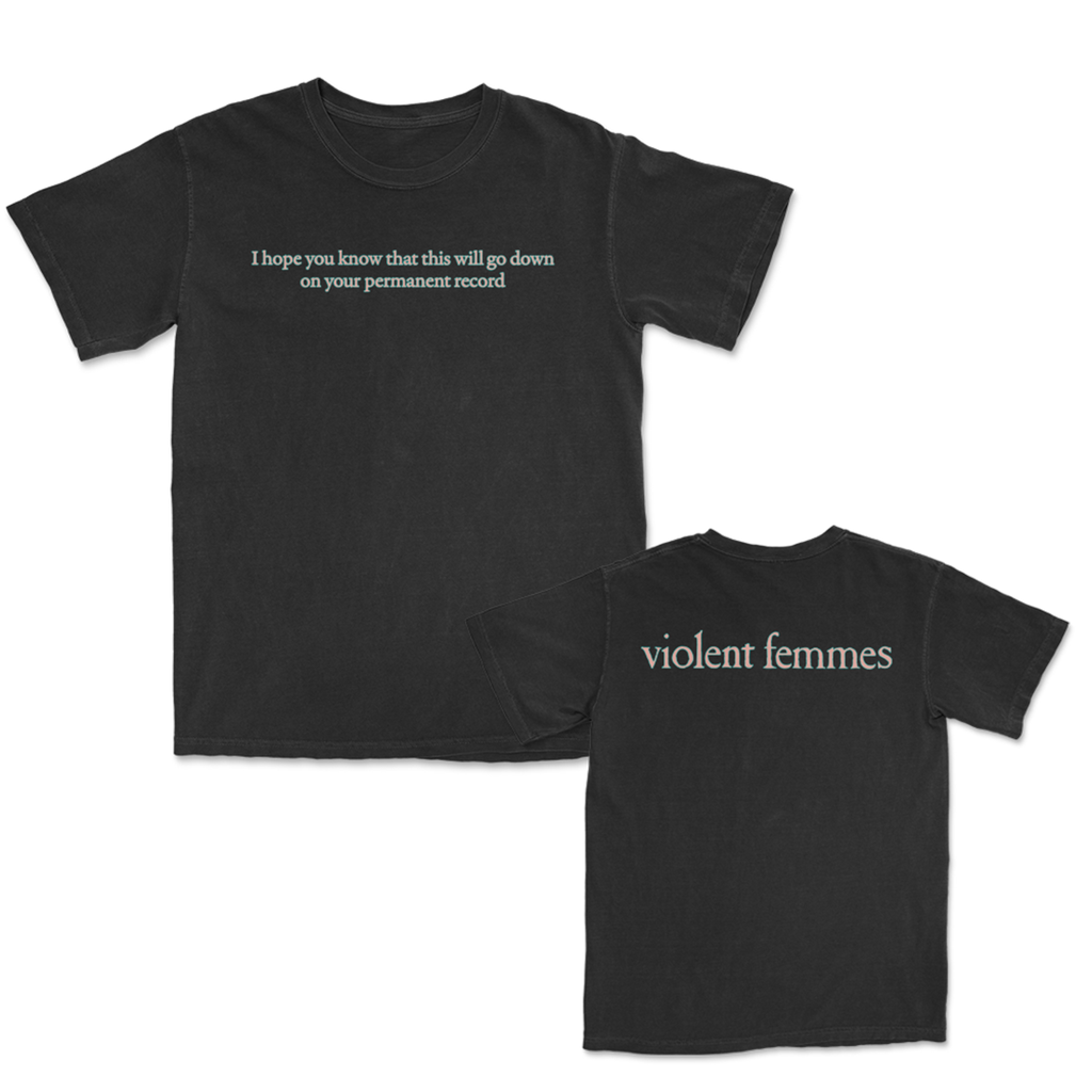 Violent Femmes - Permanent Record T-Shirt (Black)