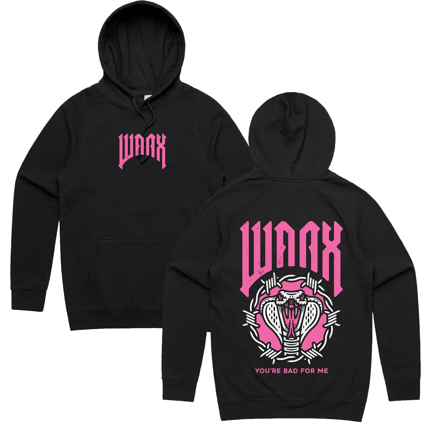 WAAX - Bad For Me Hoodie (Black)