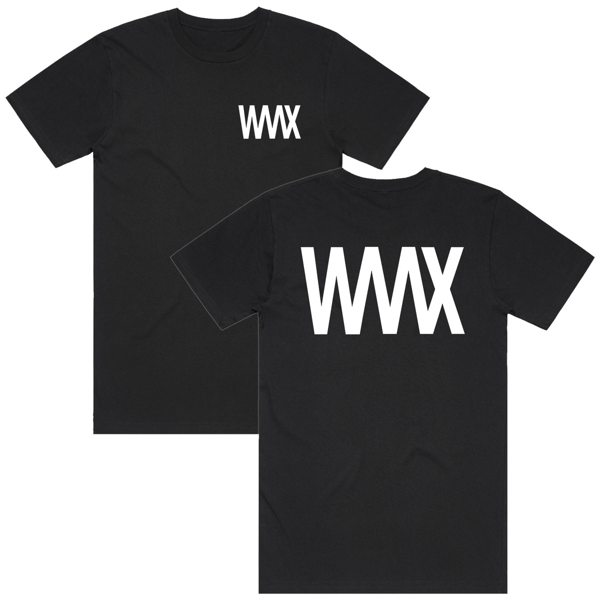 White on Black Logo Tee– Artist First