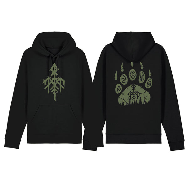 Wardruna - Bear Paw Hoodie (Black)